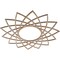 Ekena Millwork Eleanor Wood Fretwork Pierced Ceiling Medallion, Red Oak, 22"OD x 8 1/2"ID x 1/4"T CMWP22X22X0250EARO - alternate 3